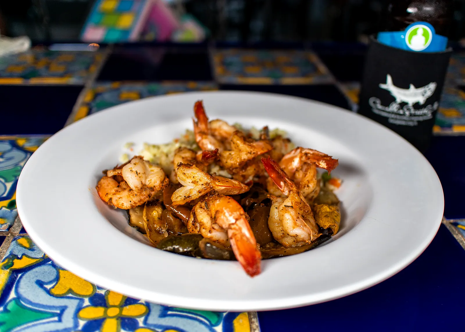 Sautéed shrimp